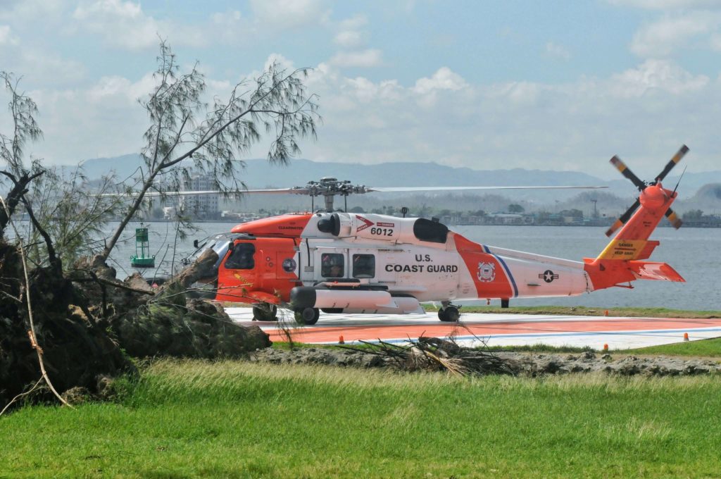 Coast Guard rescue four men on Pelican Cay, Virgin Islands