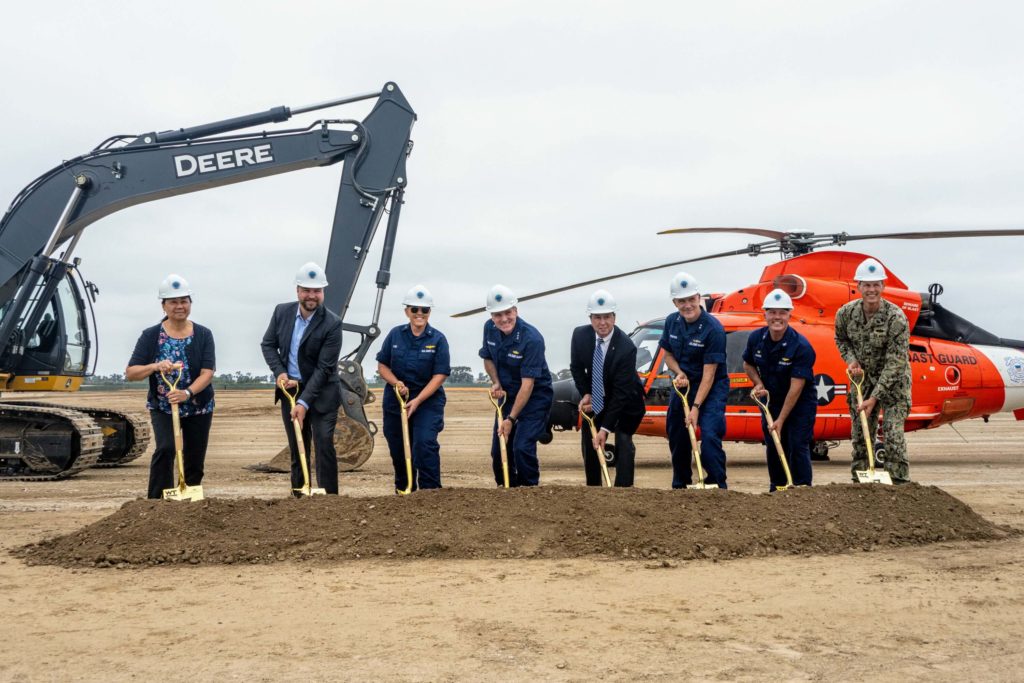 Coast Guard breaks ground of the new Air Station Ventura