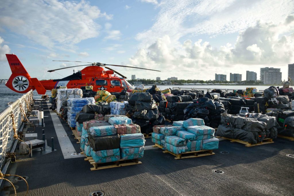 USCGC James conducts largest narcotic offload in Coast Guard history
