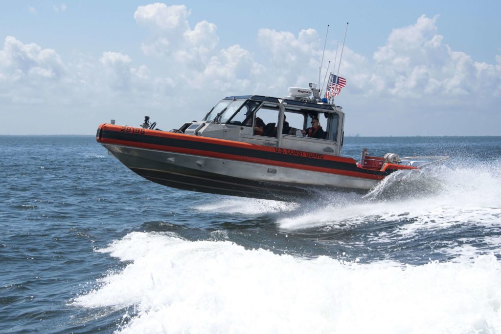 Coast Guard rescue a crashed pilot in Tampa Bay