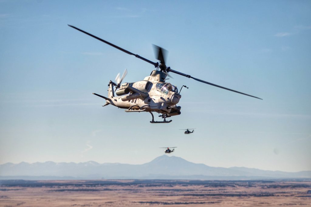 Marines HMLA-269 operates in the Rocky Mountains of Colorado