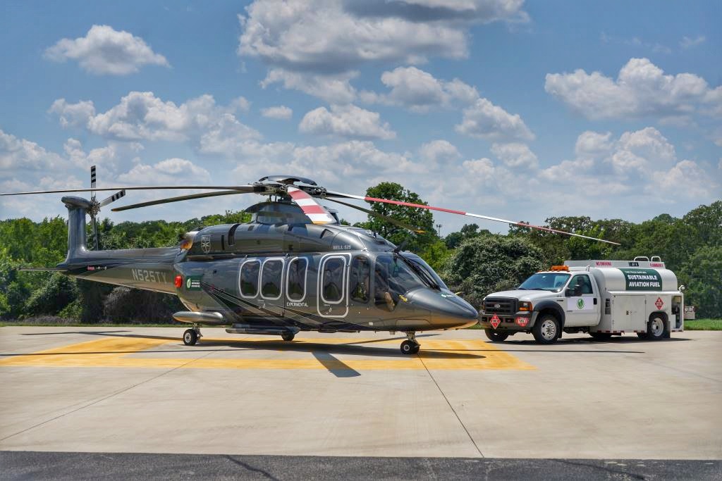 Bell 525 completes first flight with Sustainable Aviation Fuel