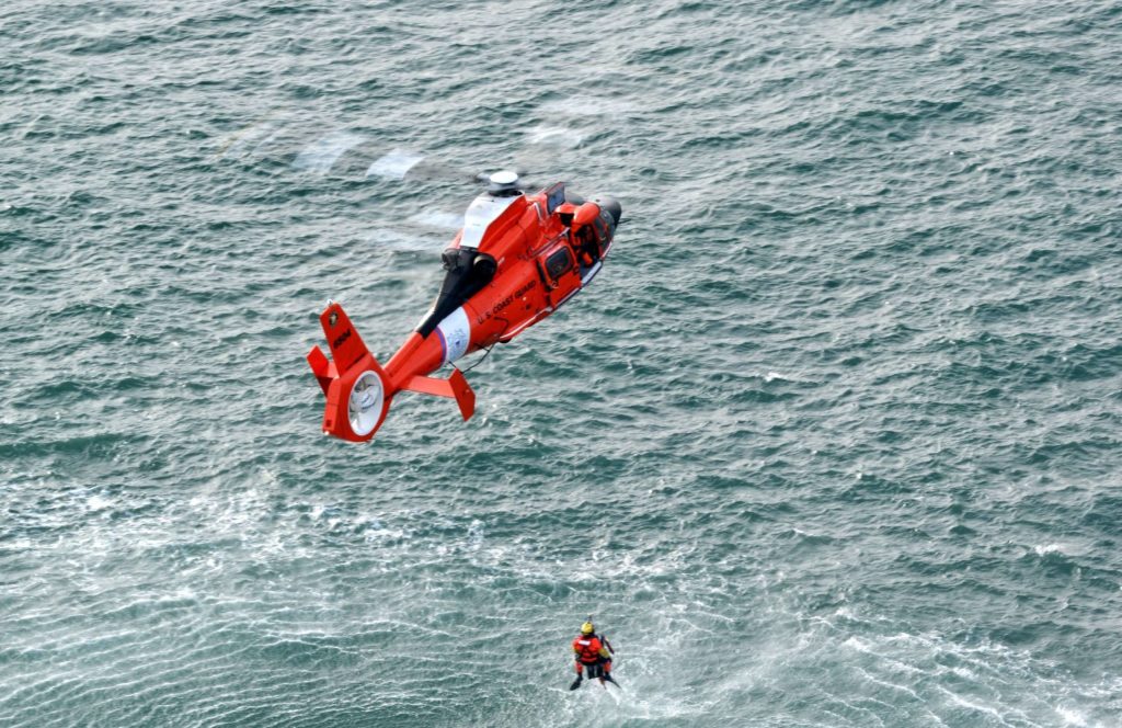 Coast Guard, mass rescue in Deception Pass during a paddle event