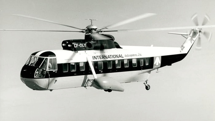 56 años del histórico vuelo transatlántico del Sikorsky S-61N