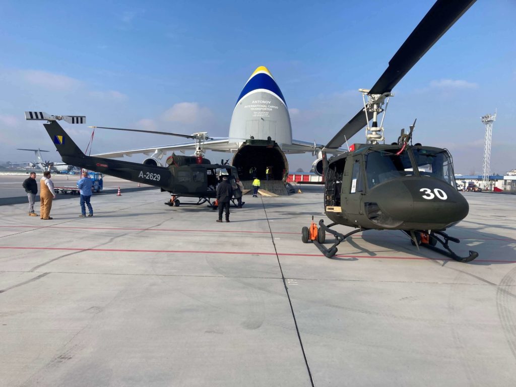 Bosnia and Herzegovina receives the Bell Huey II helicopter