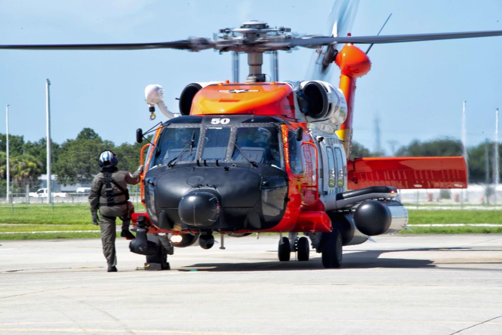 USCG aircrew rescue 2 from vessel on fire off Fort Myers Beach