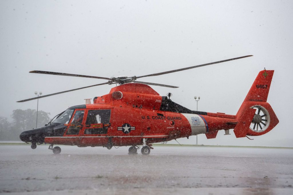 Coast Guard responds to helicopter crash near Galliano, Louisiana
