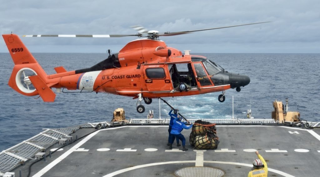 USCGC Active and a HITRON crew returns home after counter-drug patrol
