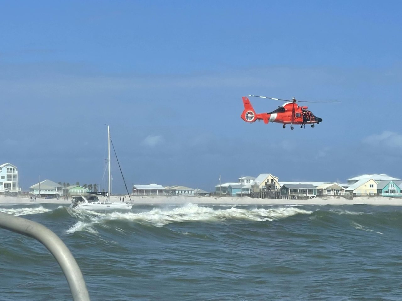 Coast Guard medevac mariner near Mobile Bay, Alabama