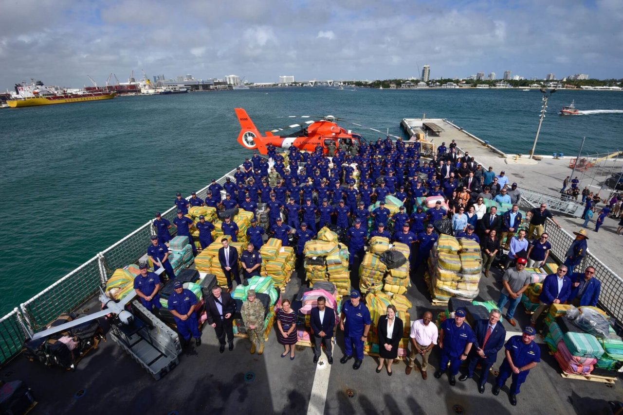 USCGC James offload more than a billion dollar in narcotics