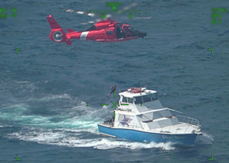 Coast Guard rescue shark bite victim near​ Bahamas