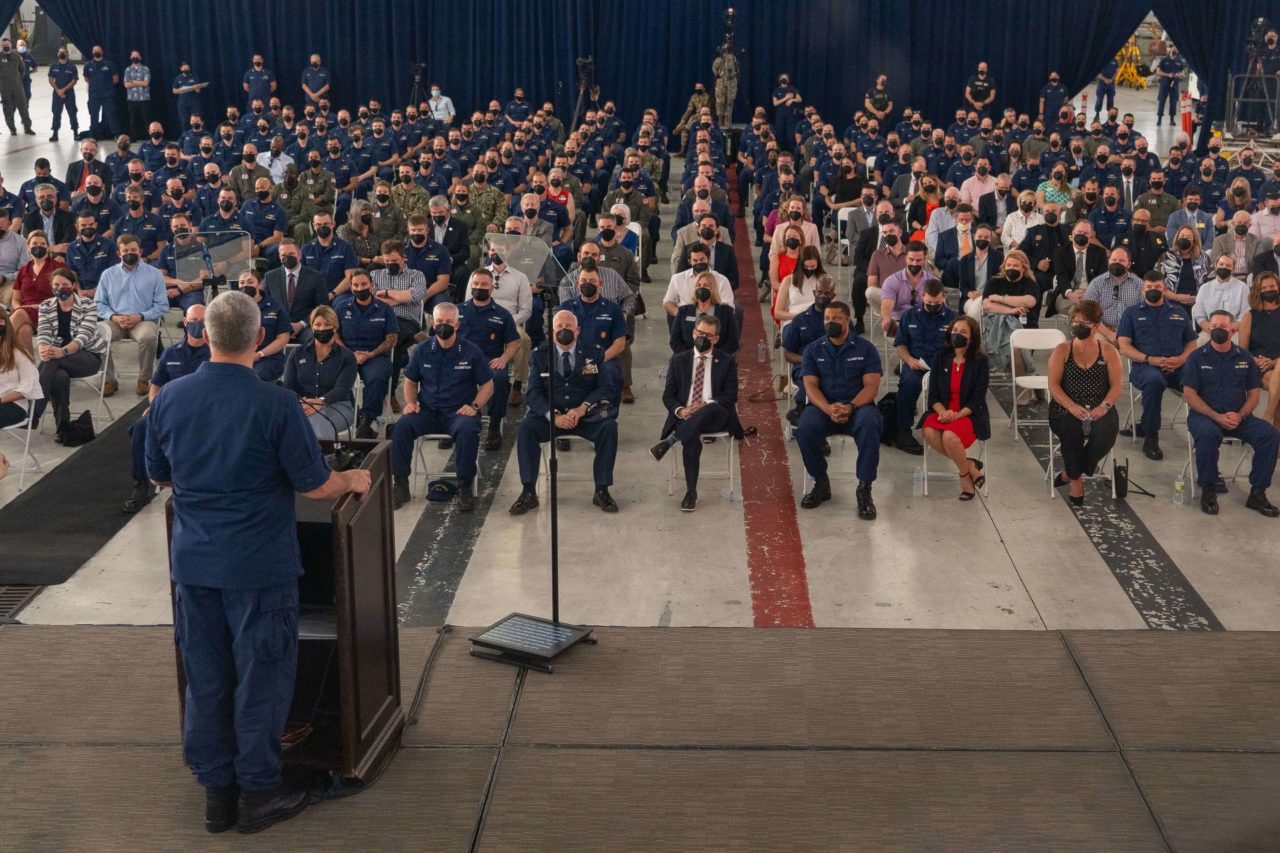 Coast Guard Commandant​ Schultz delivers final annual​ address