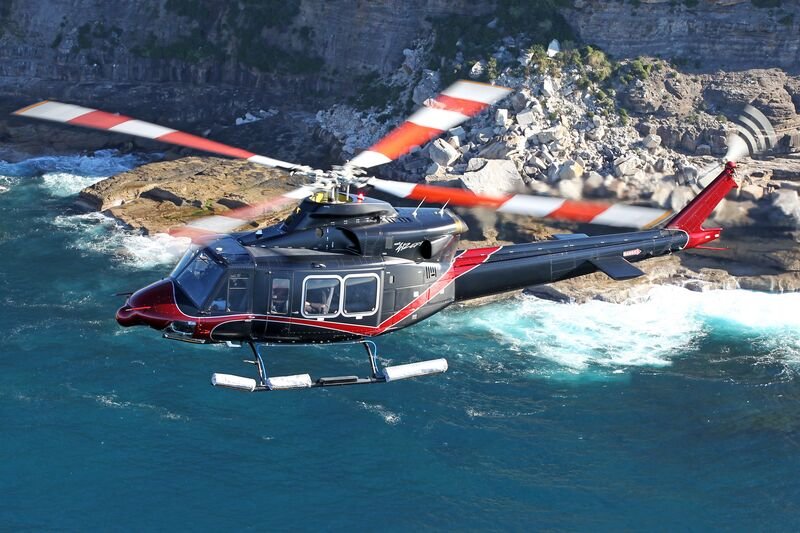 BAR Aviation signs for a Bell 412EPi