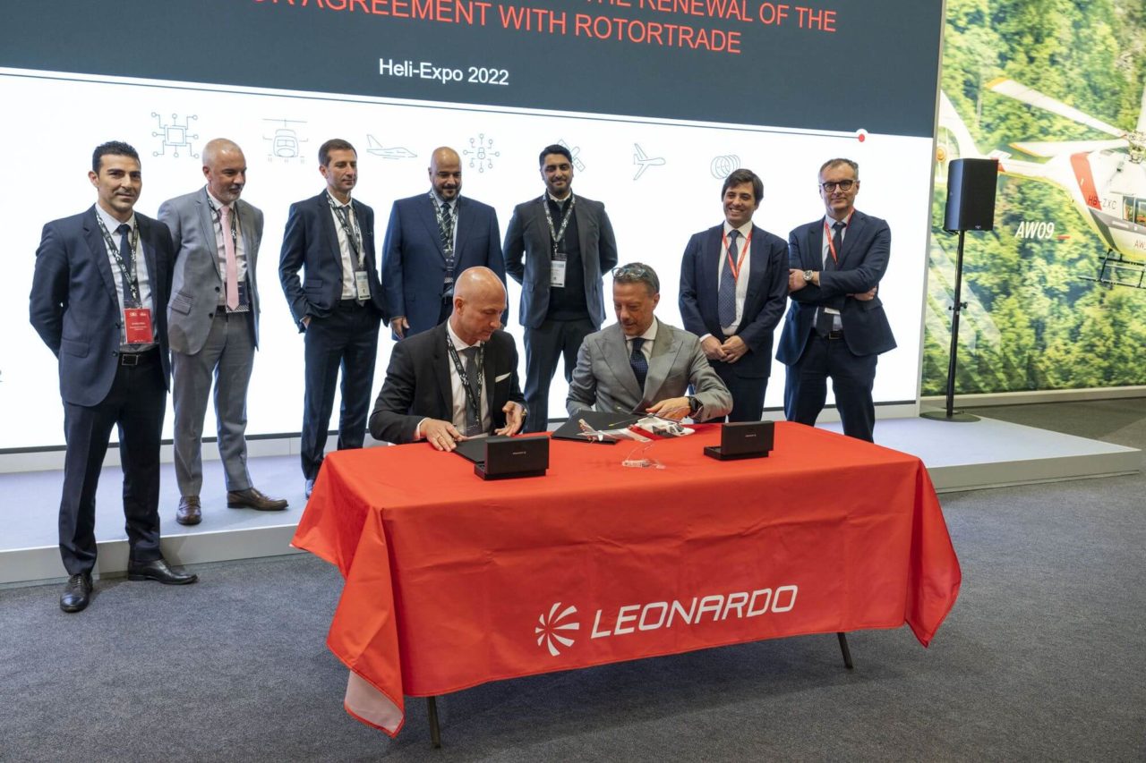 Leonardo Helicopters and Rotortrade extend their collaboration