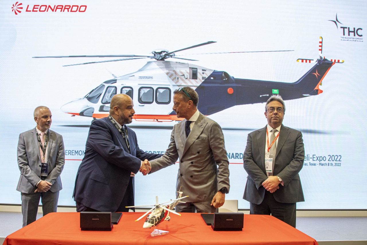 THC (The Helicopter Company) orders 16 Leonardo AW139