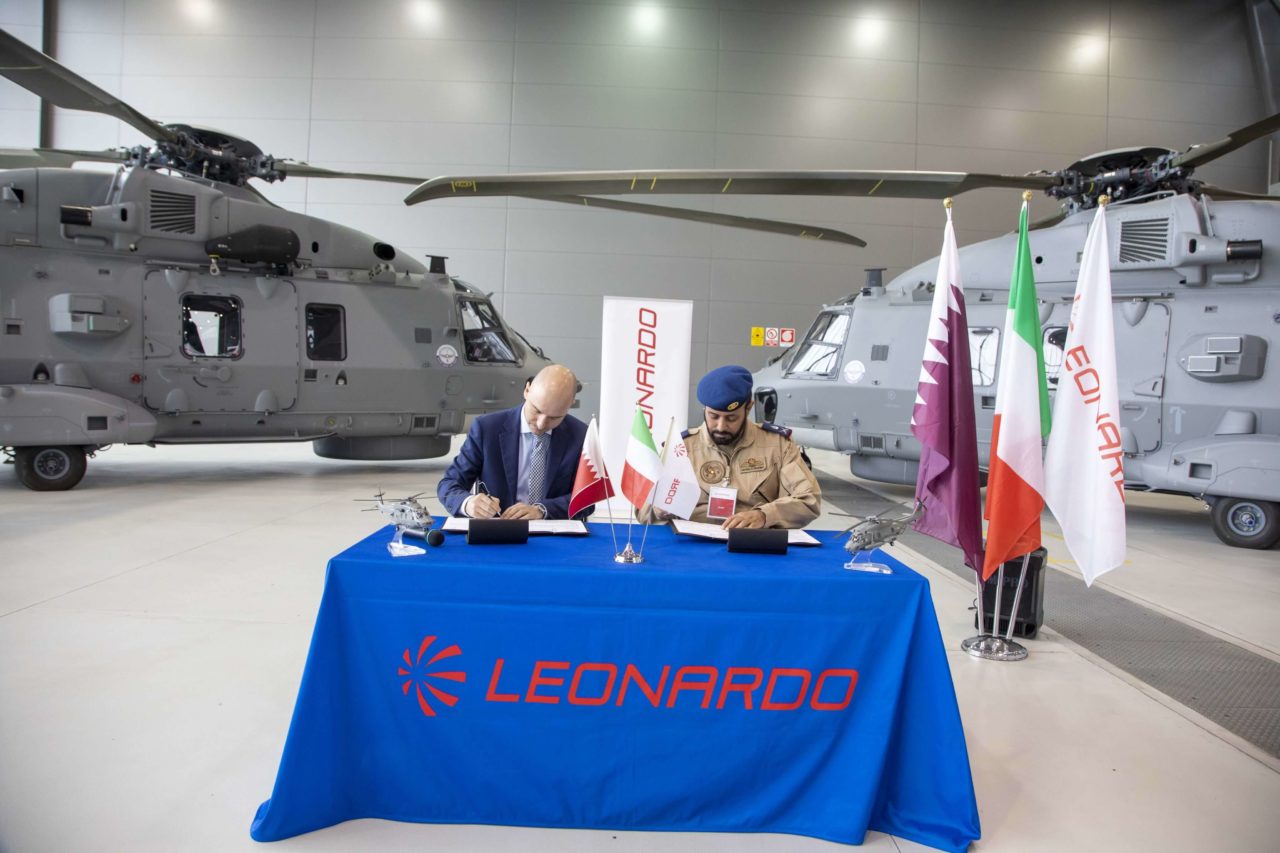 Leonardo delivers the first two NH90 NFH to Qatar