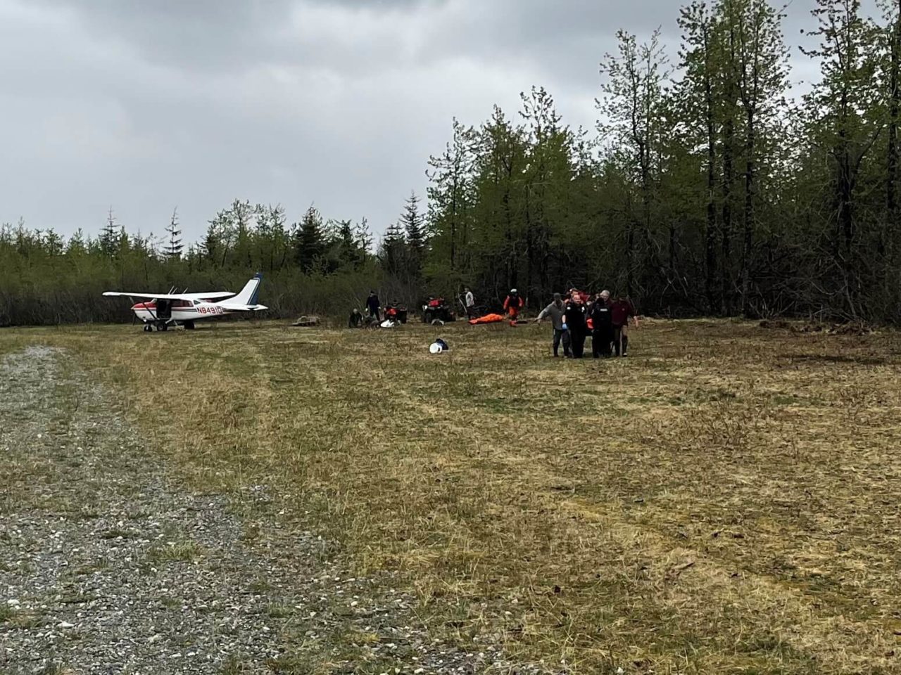 Coast Guard assists plane crash victims at Dry Bay Airstrip, Alaska