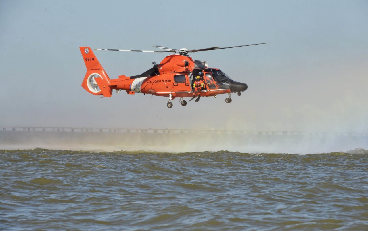 Coast Guard rescue 4 stranded boaters near Hopedale, Louisiana