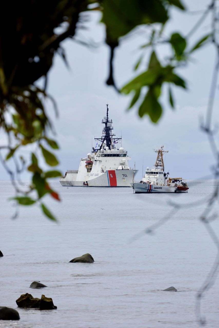 USCGC Hamilton and HITRON crews returns from patrol in Caribbean Sea