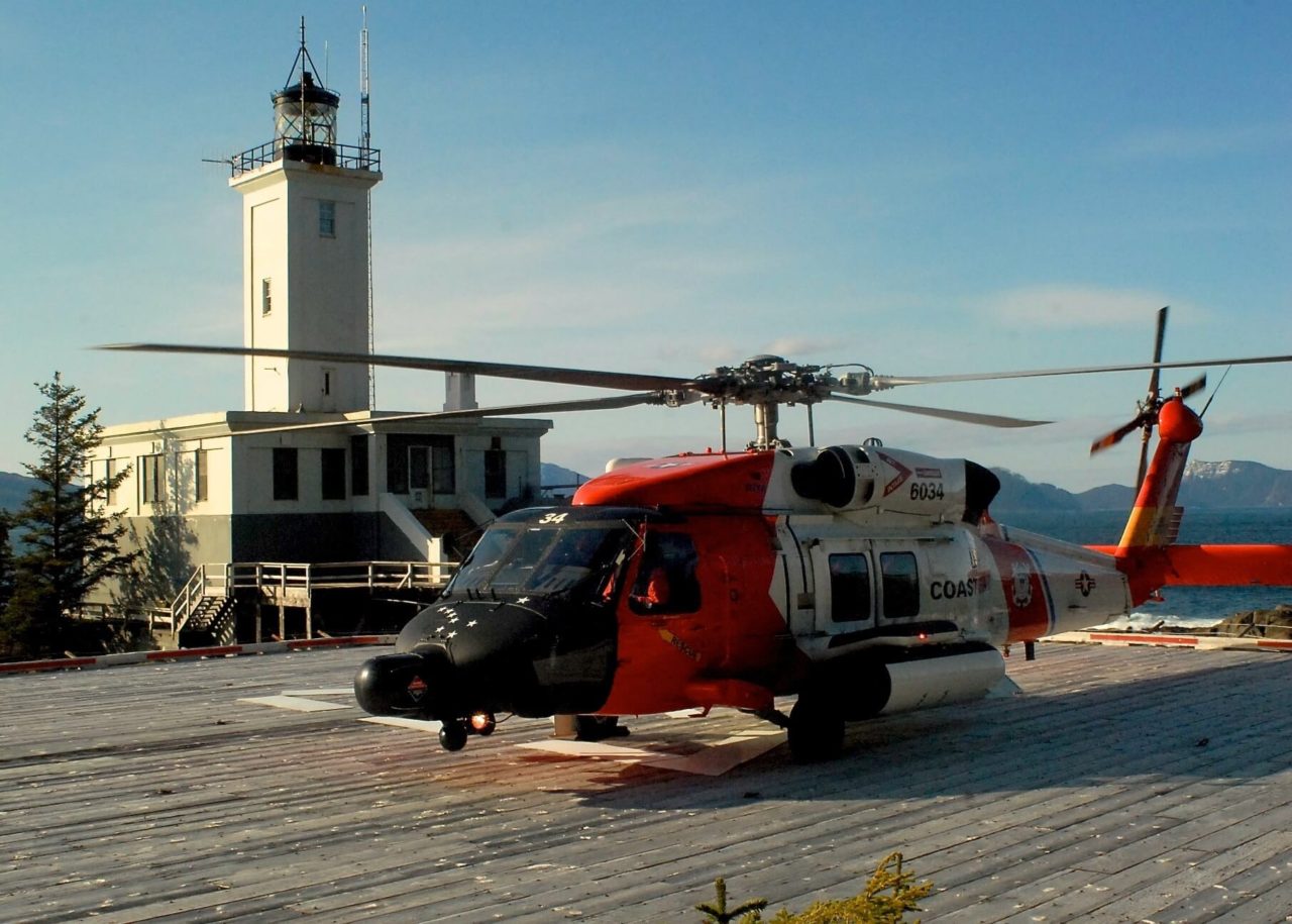 MH-60T Jayhawk Sitka aircrew rescue ATV rider in North Beach