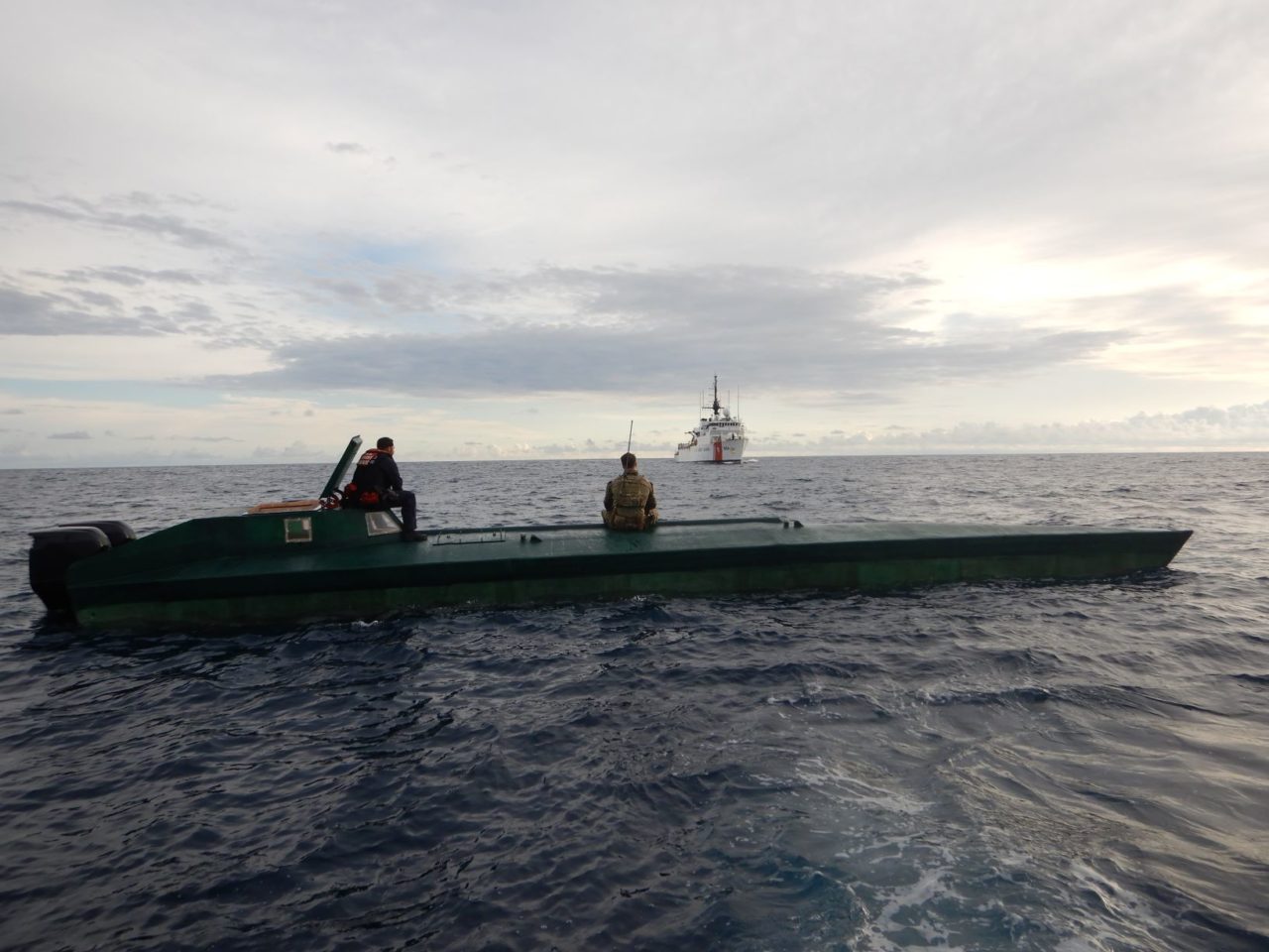 USCGC Northland, HITRON and TACLET teams counter-narcotics patrol