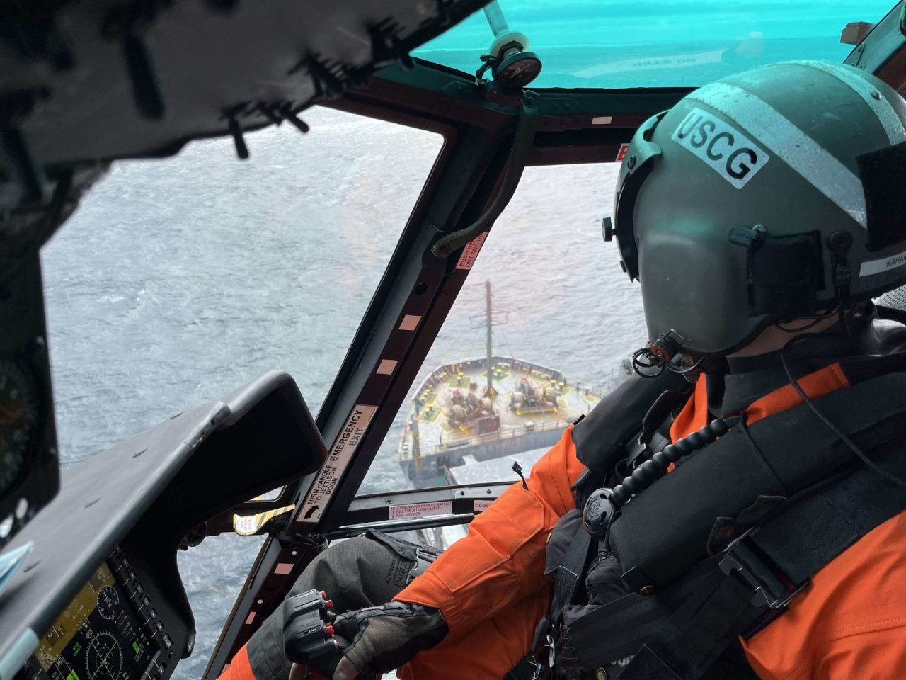 Coast Guard rescue man 57 nautical miles offshore Newport
