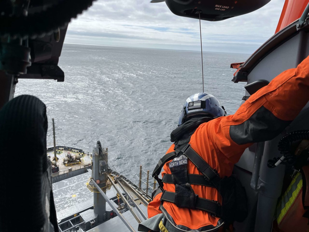 Coast Guard rescue man 57 nautical miles offshore Newport