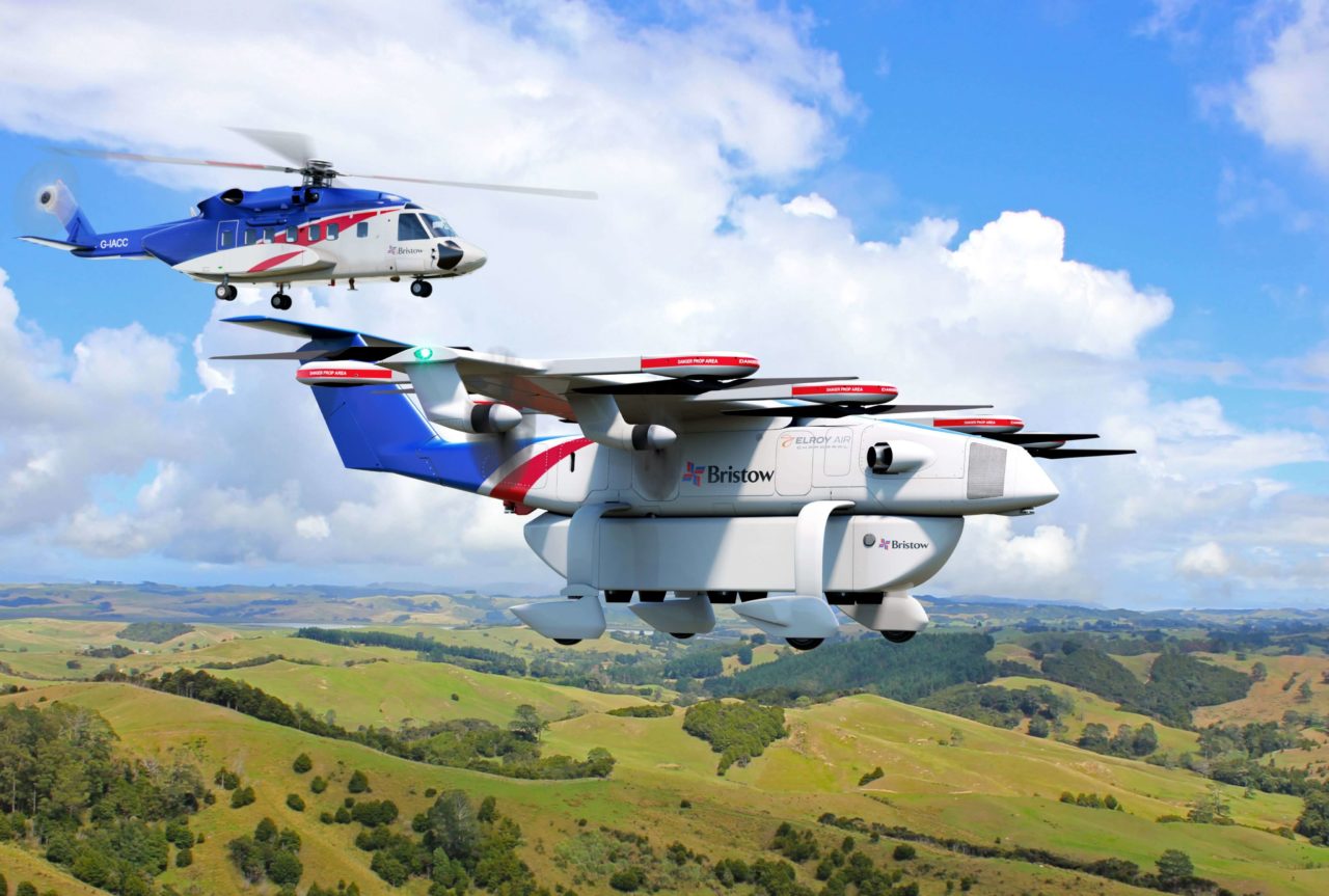 Bristow and Elroy Air signs LOI for 100 Chaparral VTOL aircraft