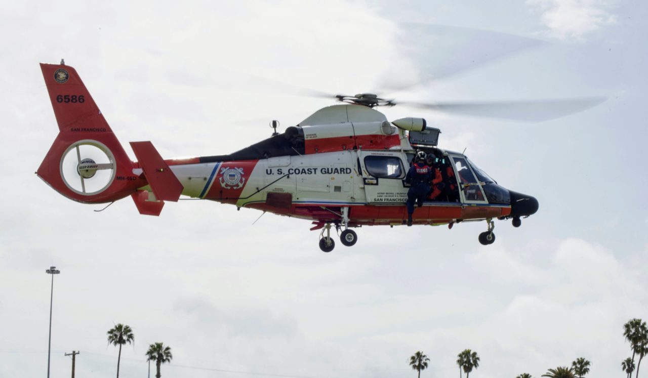Coast Guard aircrew located a missing diver near Channel Islands