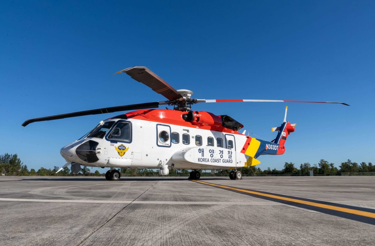 Sikorsky delivers third S-92 helicopter to Korea Coast Guard