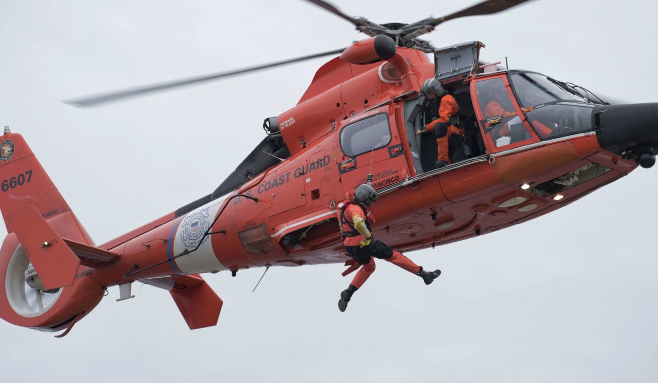 Coast Guard rescue sailors near Santa Cruz Island