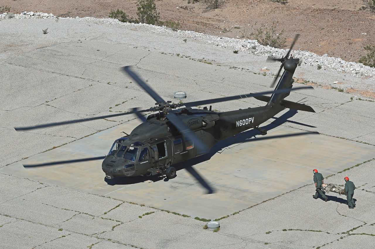 Sikorsky and DARPA flies the S-70 Black Hawk without pilots
