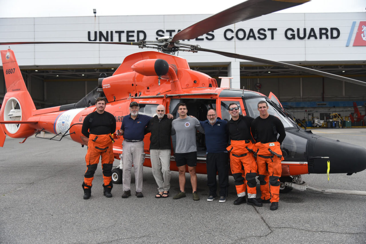 Coast Guard MH-65 rescue 3 sailors 77 nautical miles of Savannah