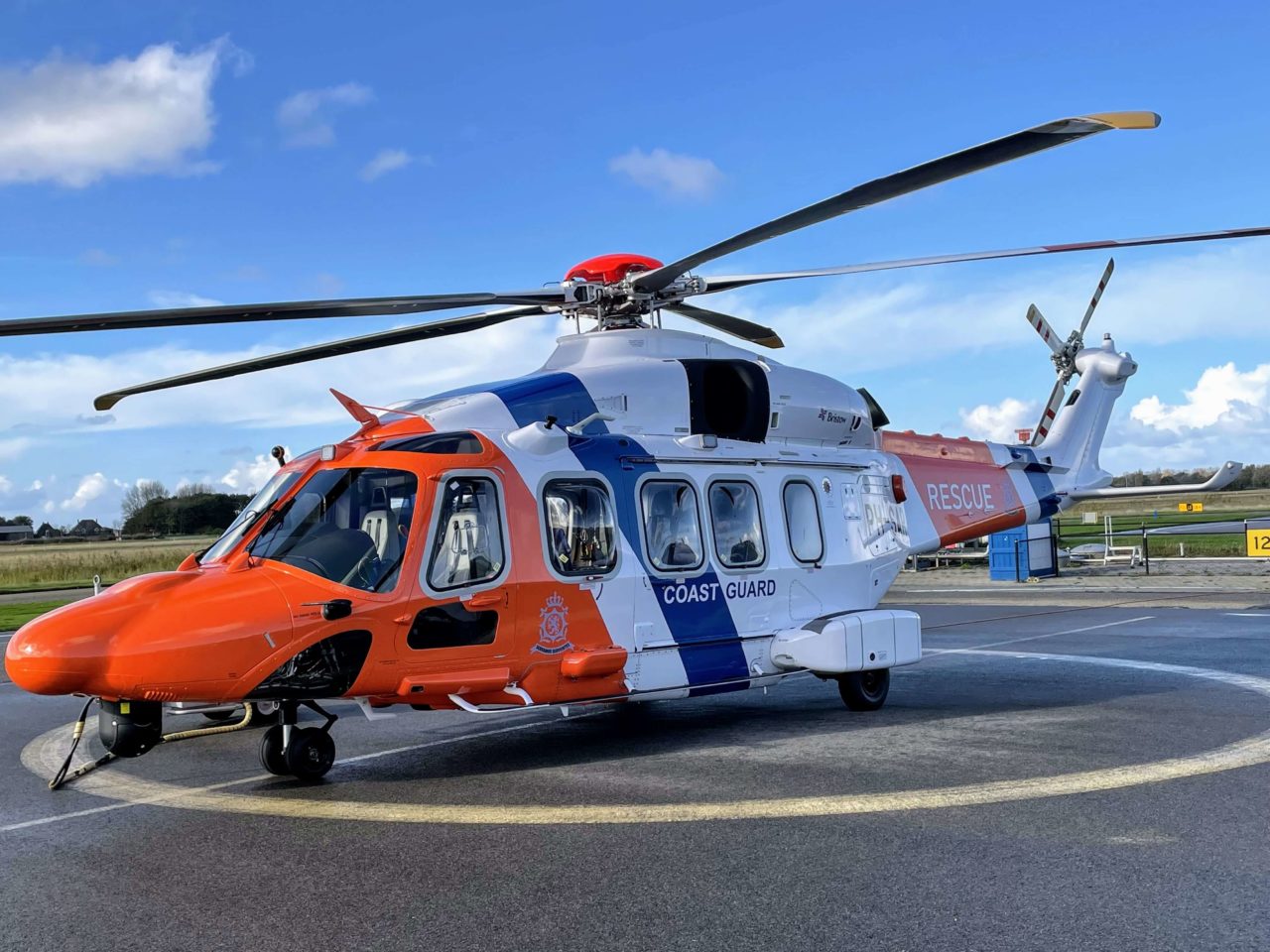 Bristow starts helicopter SAR services for Netherlands Coastguard