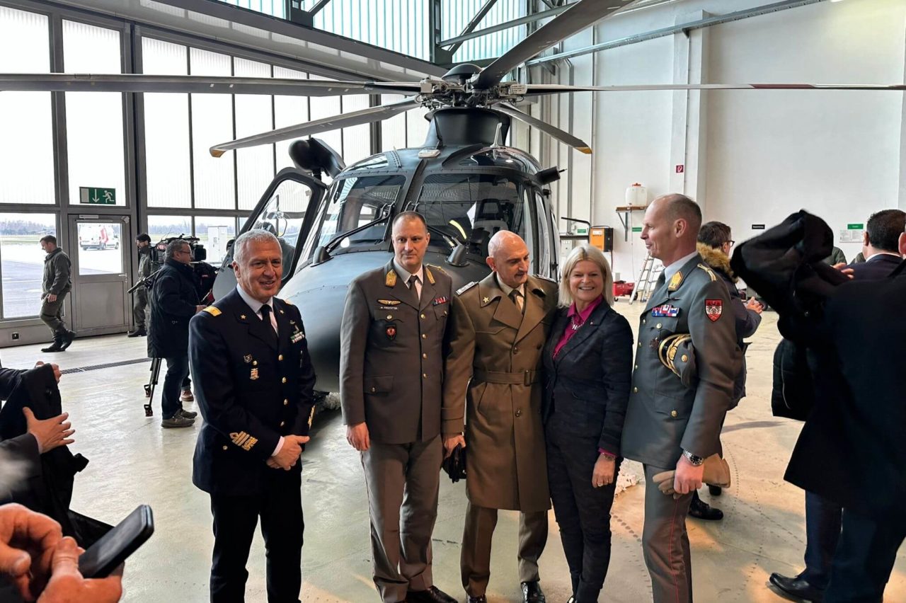 Austria receives its first Leonardo AW169M LUH helicopter