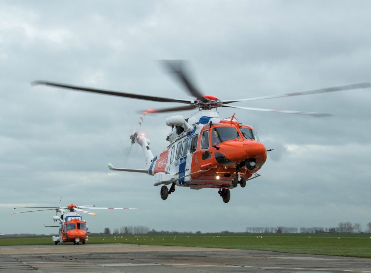 Netherlands Coastguard AW189 crew rescue 2 sailors in one night