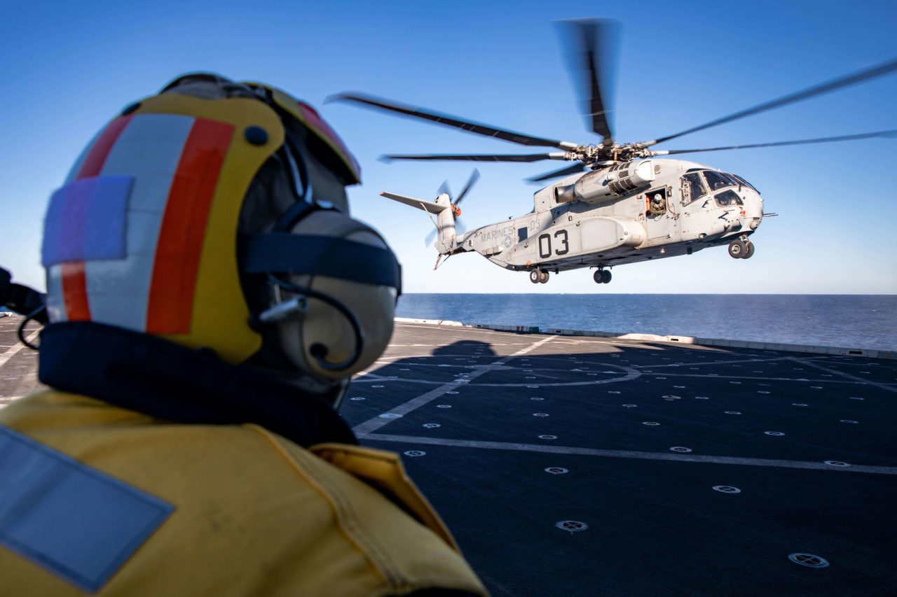CH-53K helicopter completes second successful sea trial