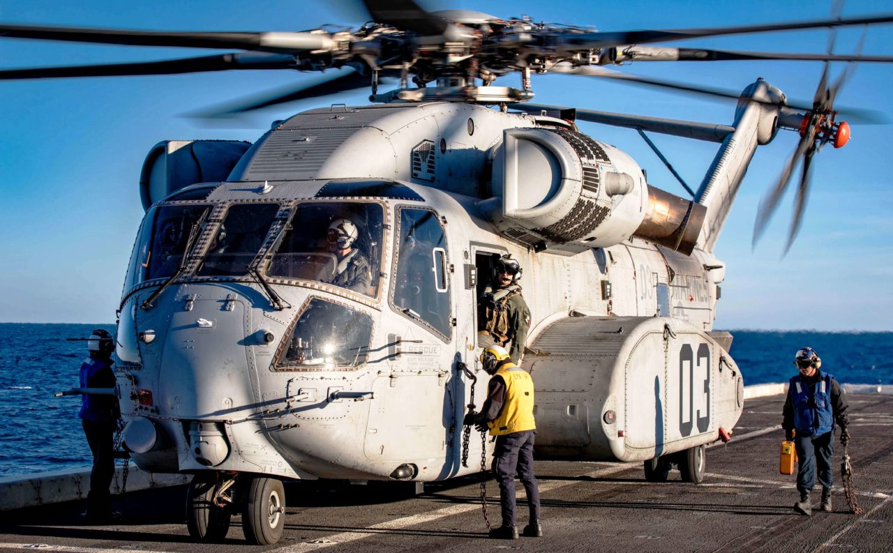 CH-53K helicopter completes second successful sea trial