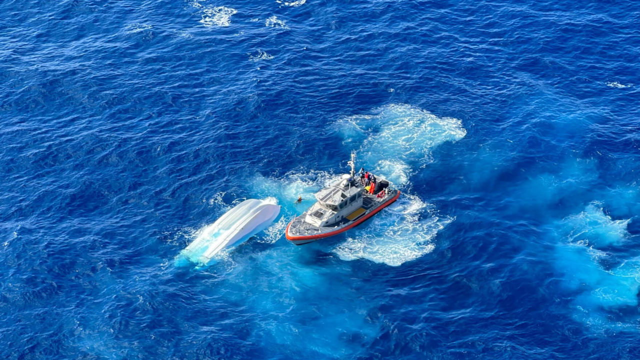 Coast Guard crews rescue 4 people 40 nm off Egmont Key