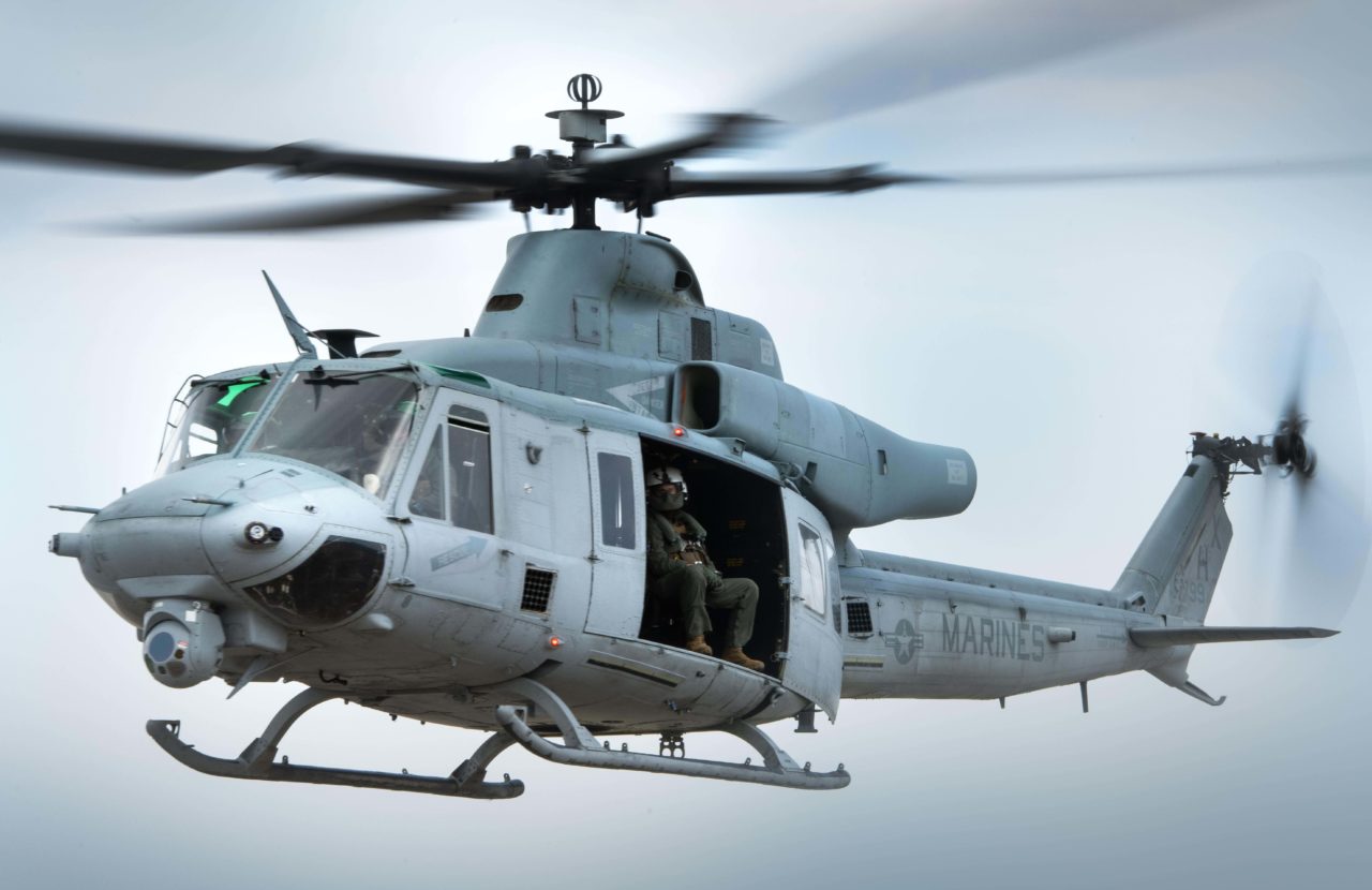 Marines UH-1Y Venom test next-gen SATCOM to MQ-25 Stingray